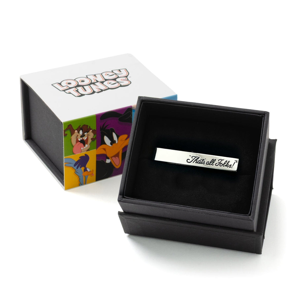Looney Tunes 'That's all Folks' Tie Bar