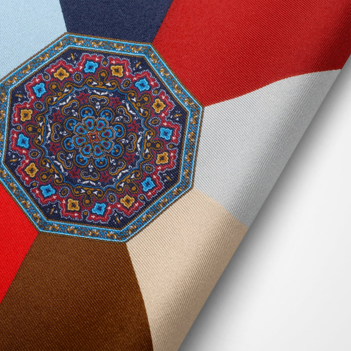 "The Joseph" Multi-Colored Paisley Pocket Square - A Vincent De Paul Collaboration