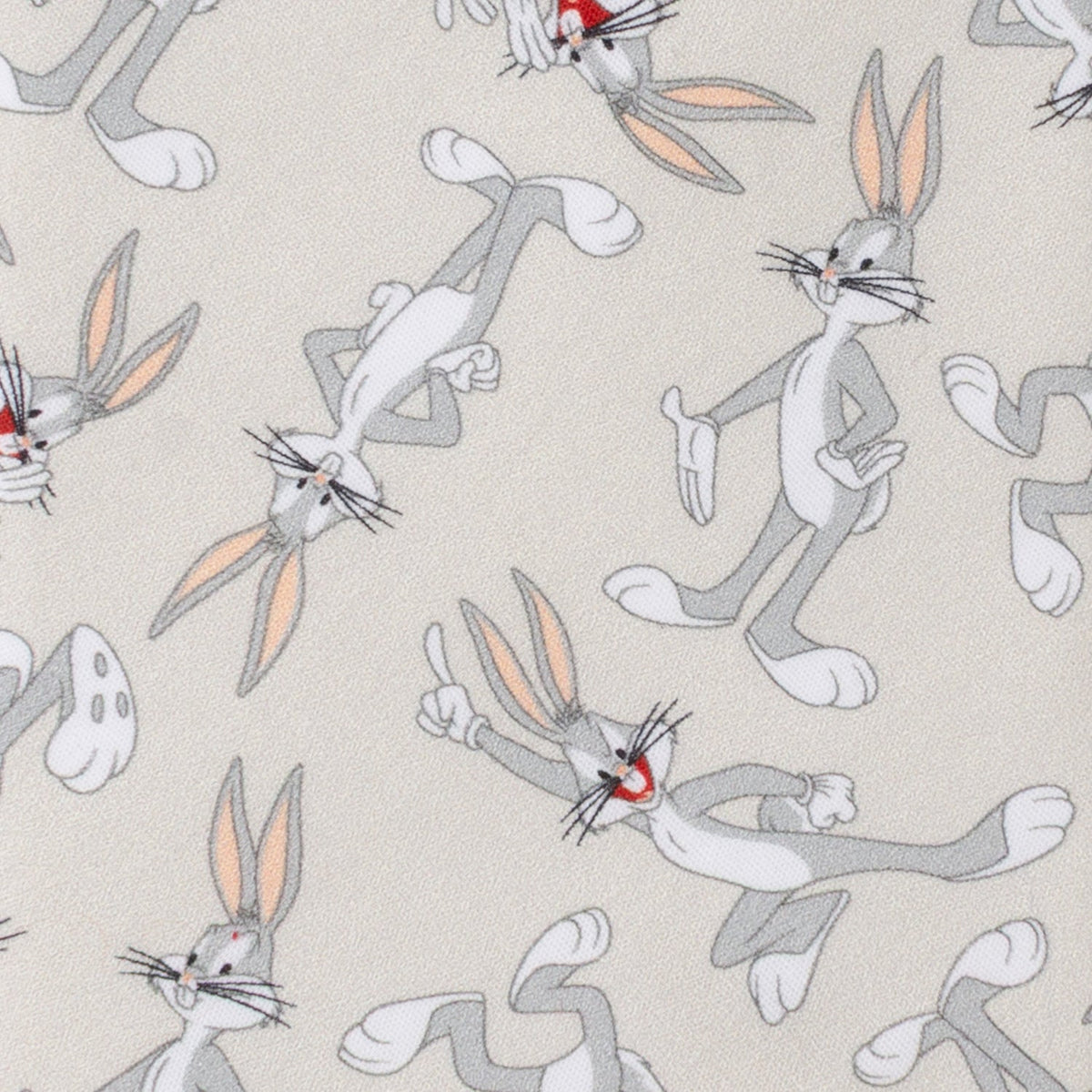 Looney Tunes Bugs Bunny Gray Men's Tie