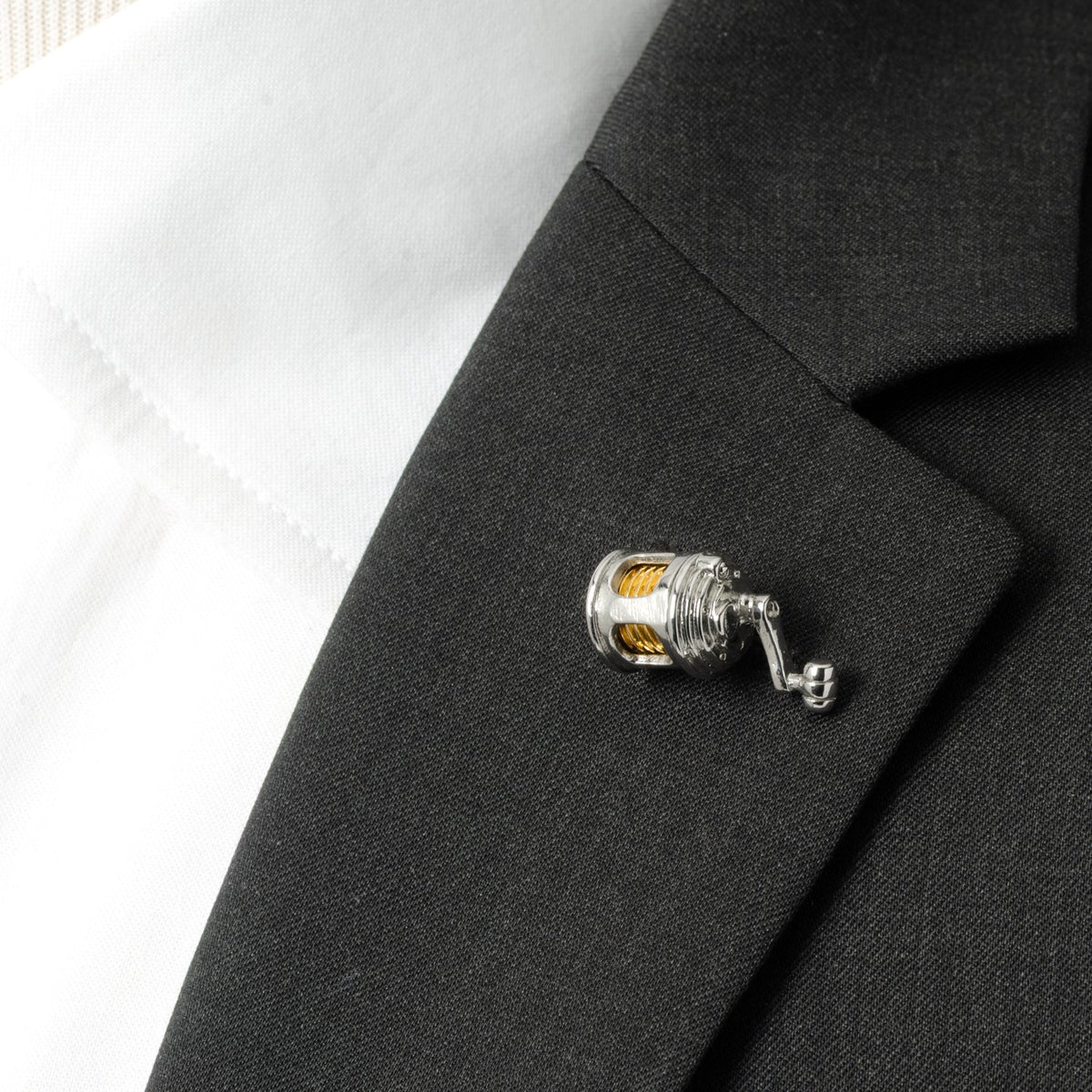 Fishing Reel Lapel Pin