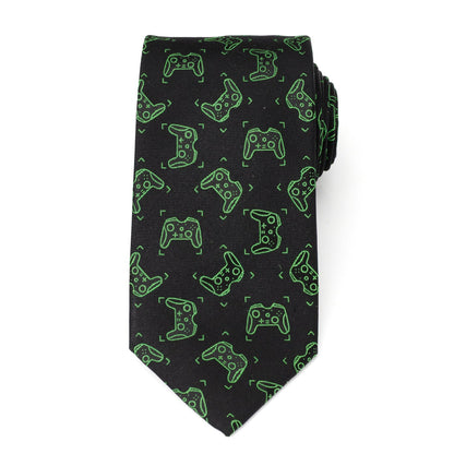 Gamer Black Men's Tie