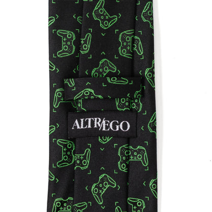 Gamer Black Men's Tie