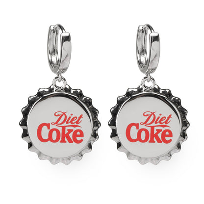 Diet Coke® Bottle Cap Earrings