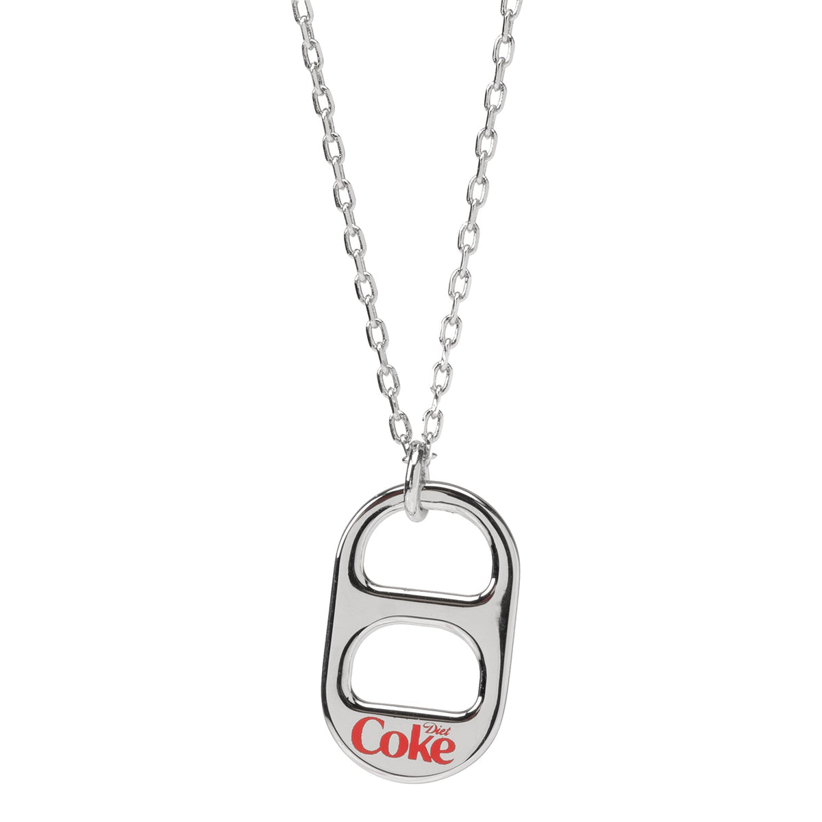 Diet Coke® Tab Silver Necklace