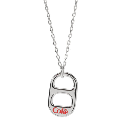 Diet Coke® Tab Silver Necklace