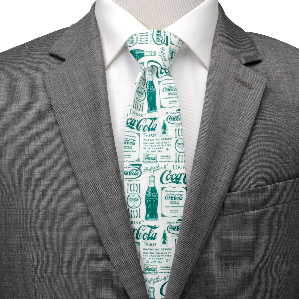 Coca-Cola® Green Bottle Men's Tie