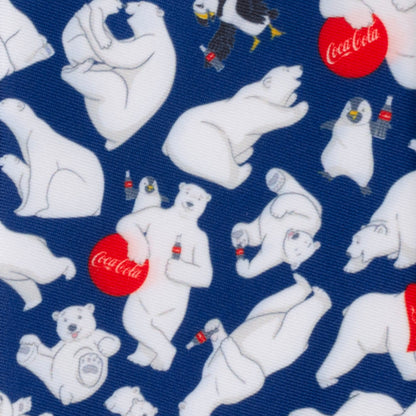 Coca-Cola® Polar Bear Navy Blue Men's Tie