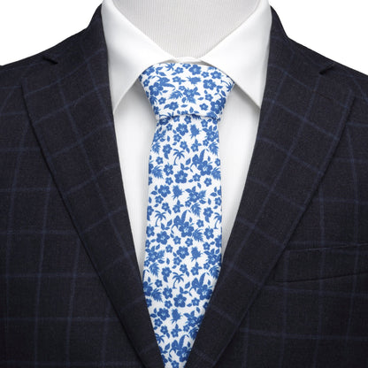Tropical Blue Men's Tie