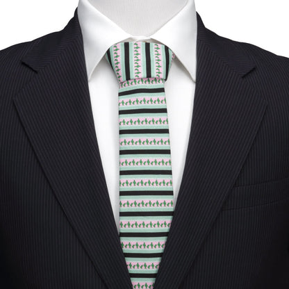 Texas Cactus Stripe Sage Men's Tie