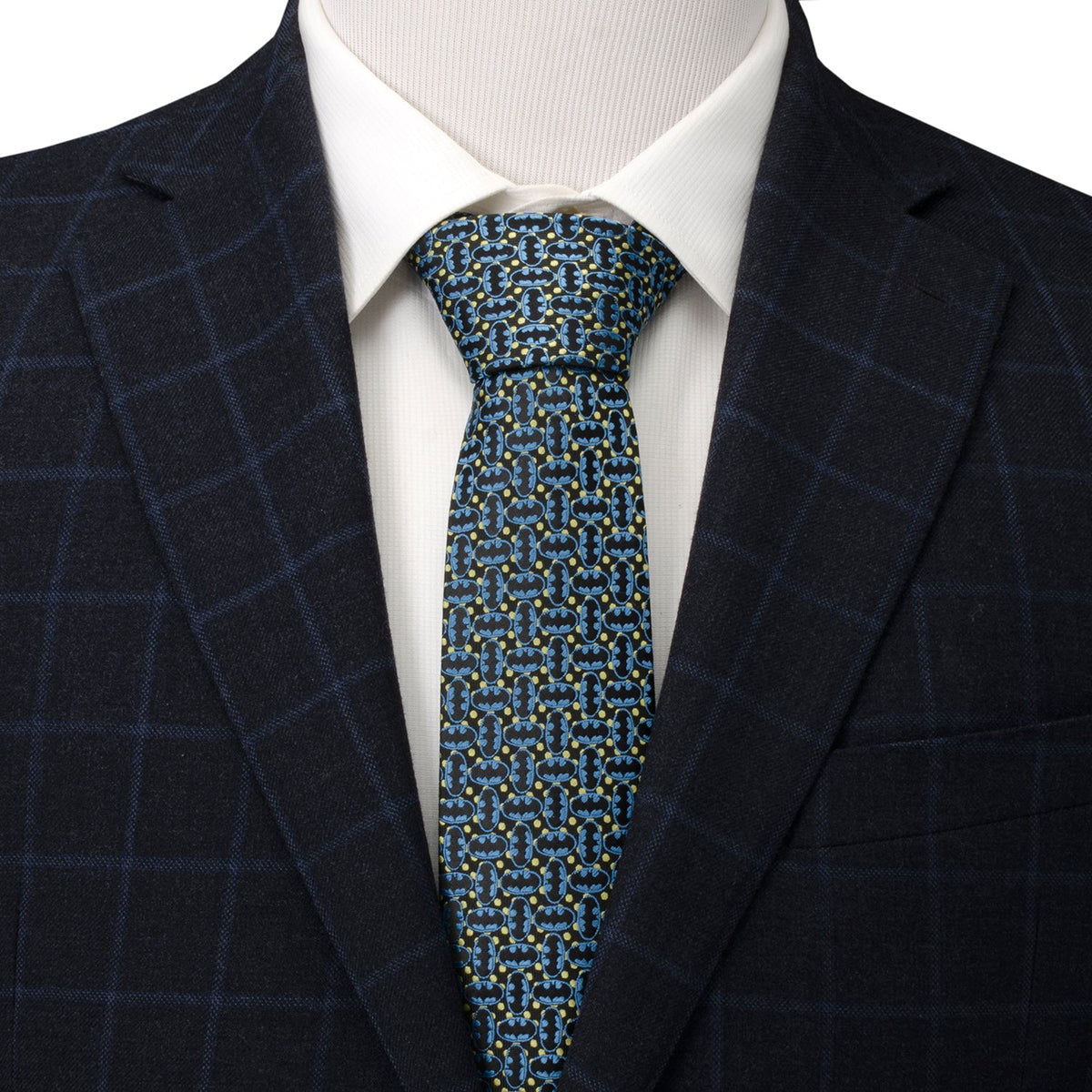 DC Batman Emblem Multi Black Men's Tie