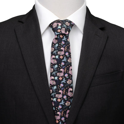 Disney Alice in Wonderland Cheshire Cat Black Men's Tie