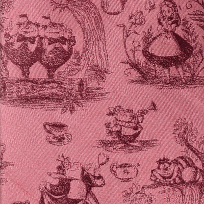 Disney Alice in Wonderland Dusty Red Men's Tie