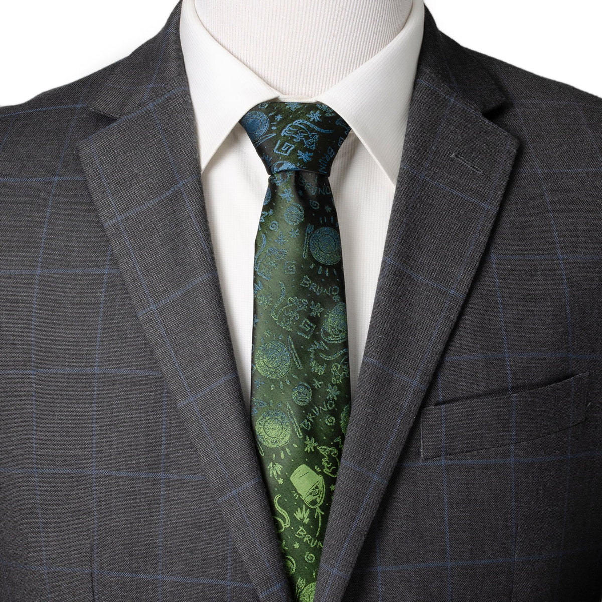 Disney Encanto Bruno Multi Black Men's Tie