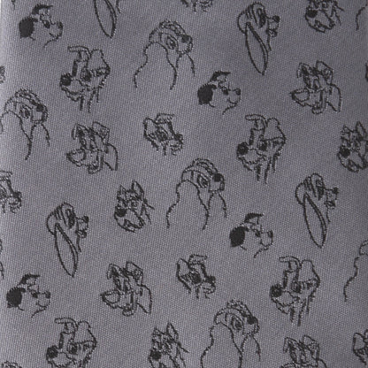 Disney Dogs Gray Men's Tie