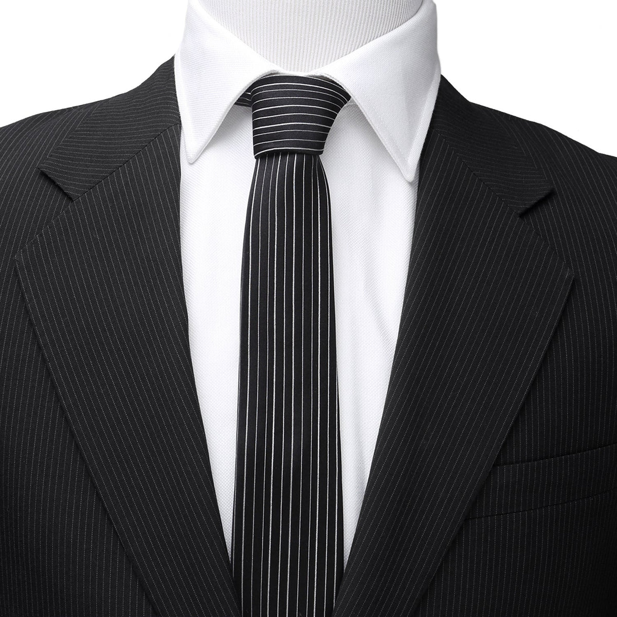 Disney The Nightmare Before Christmas Jack Skellington Striped Men's Tie