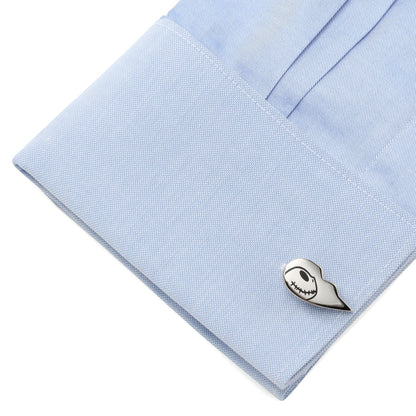 Disney The Nightmare Before Christmas Jack & Sally 'Simply Meant to Be' Cufflinks