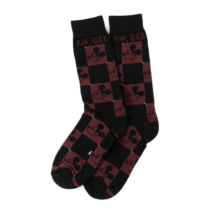 Disney Mickey and Friends Checkered Black Gift Set
