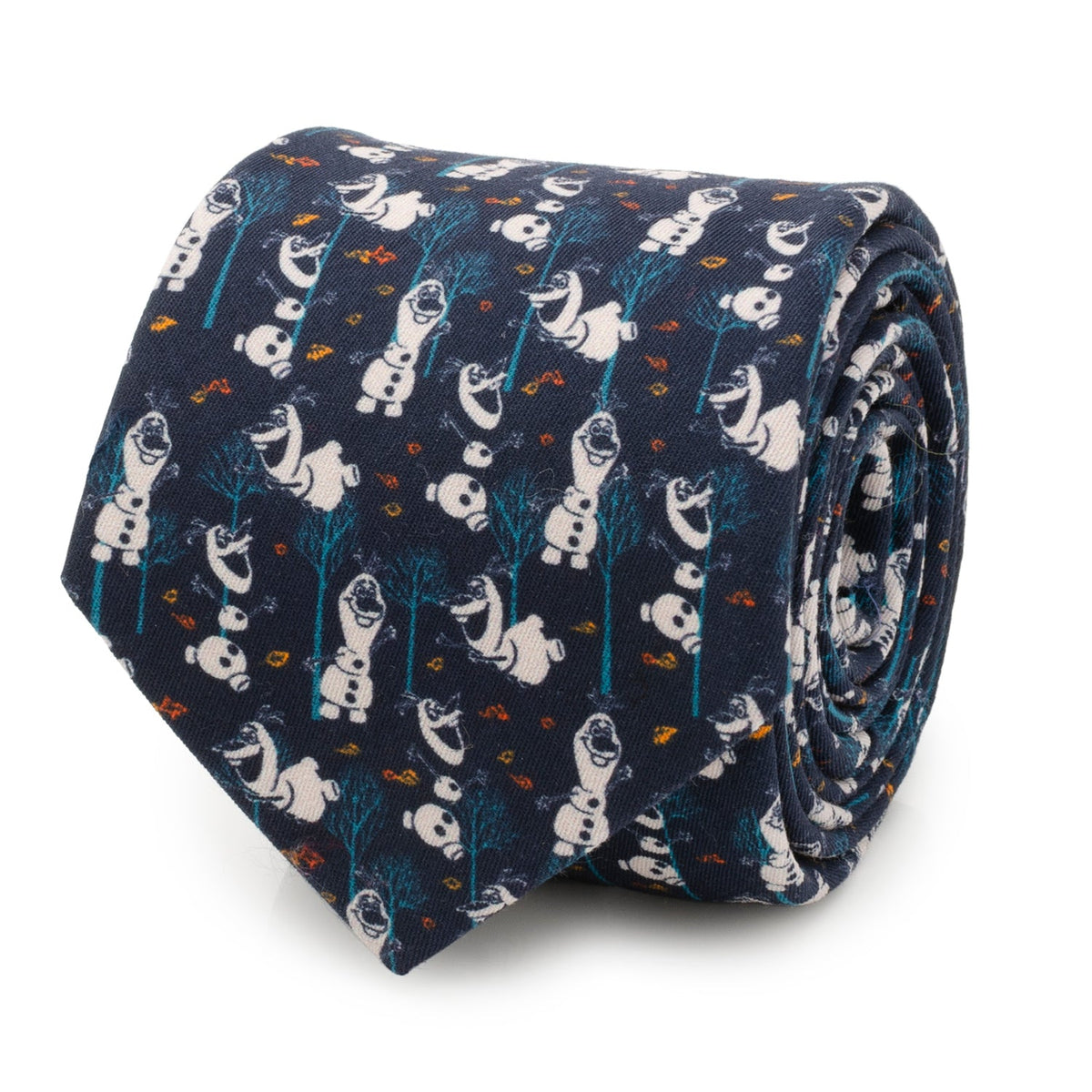 Disney Frozen Olaf Navy Pattern Men's Tie