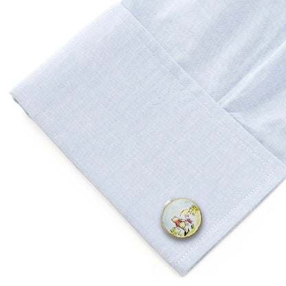 Disney Winnie the Pooh and Piglet Cufflinks