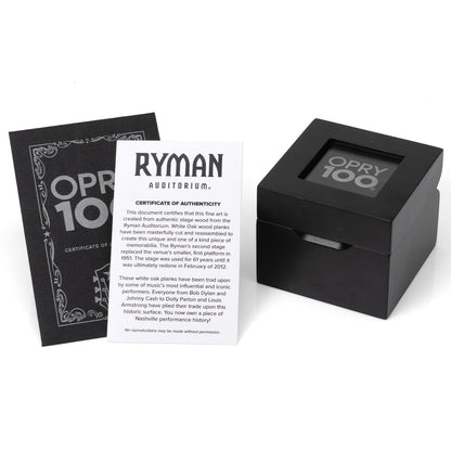 Ryman Auditorium White Oakwood Gunmetal Lapel Pin