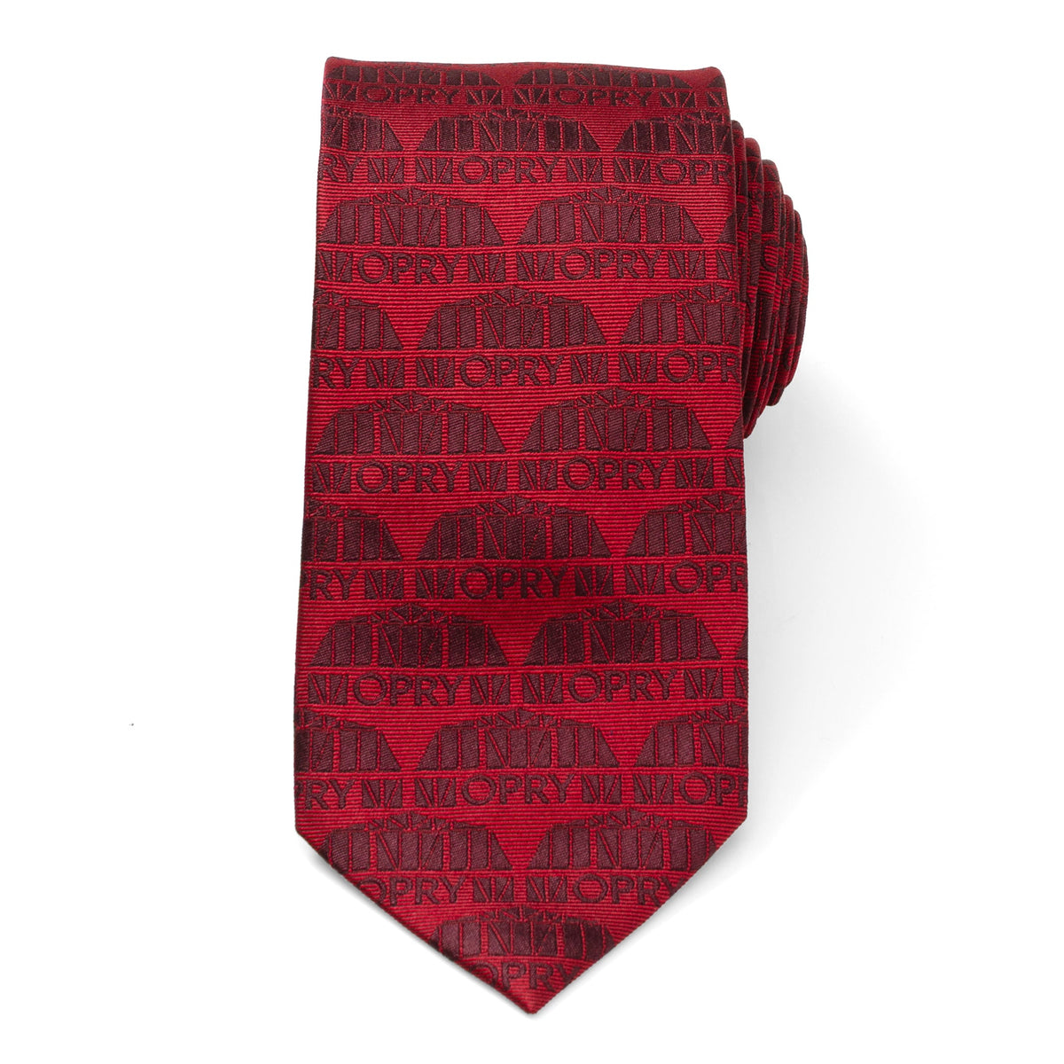 Grand Ole Opry Auditorium Red Men's Tie