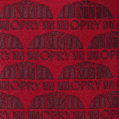 Grand Ole Opry Auditorium Red Men's Tie