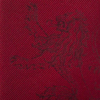 Game of Thrones Lannister Lion Red Men's Tie