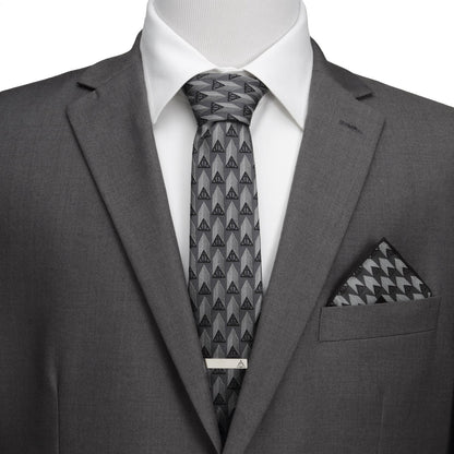 Harry Potter Deathly Hallows Gray Necktie Gift Set