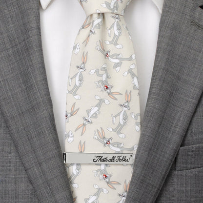 Looney Tunes 'That's all Folks' Tie Bar