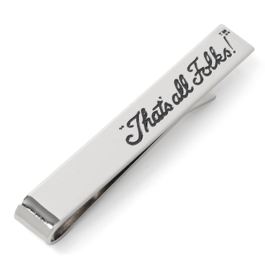 Looney Tunes 'That's all Folks' Tie Bar