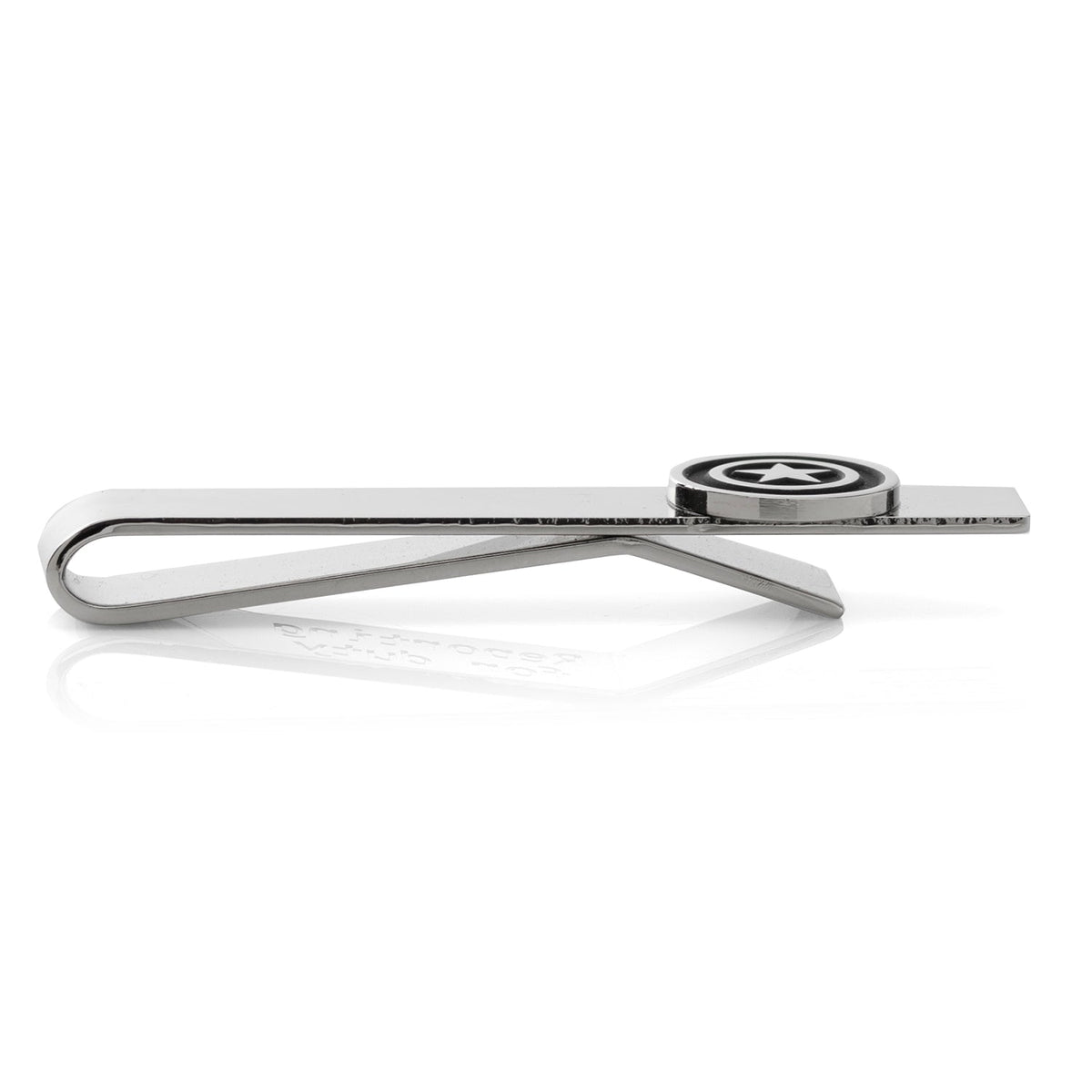 Marvel Captain America Silver Hidden Message Tie Bar