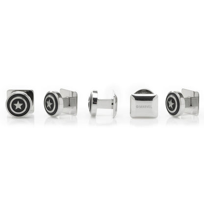 Marvel Captain America Shield Stainless Steel 5-Studs