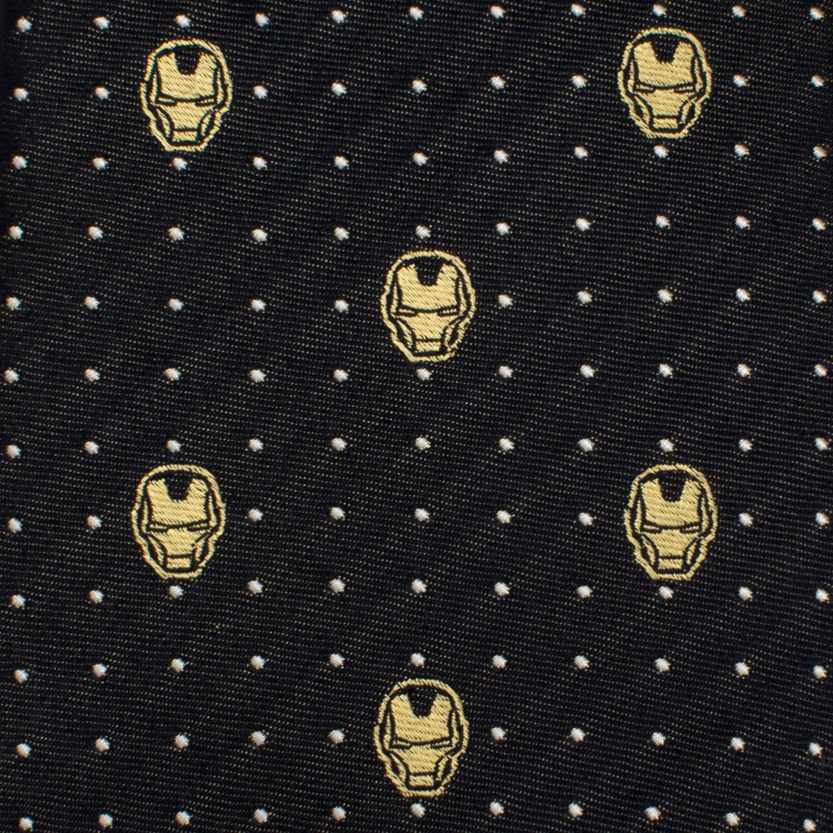 Marvel Iron Man Gray Dot Tie