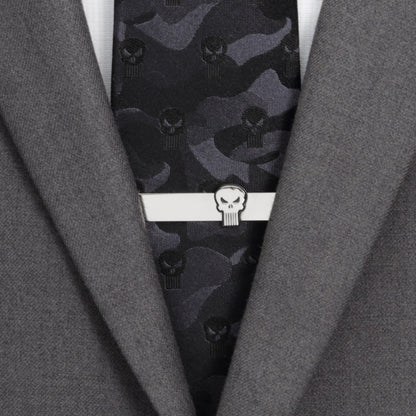 Marvel The Punisher Silver Tie Bar