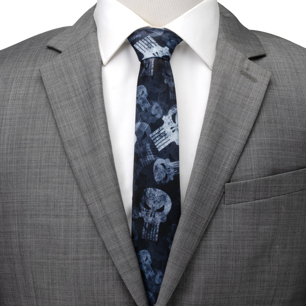 Marvel Punisher Dark Teal Men's Tie