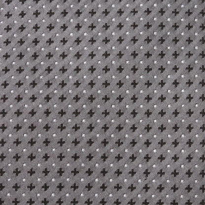 Gray Cross Dot-Men's Tie