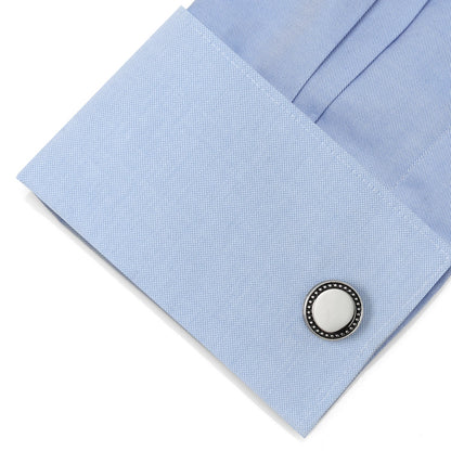 Engravable Studded Cufflinks