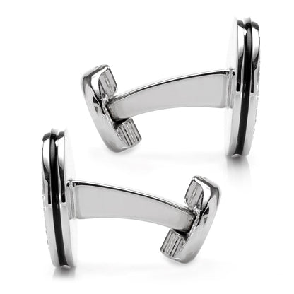 Engravable Studded Cufflinks
