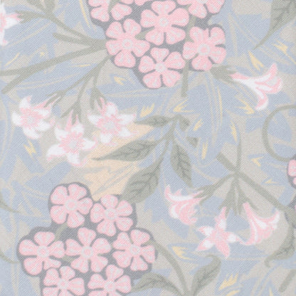 Light Blue Floral Men's Tie