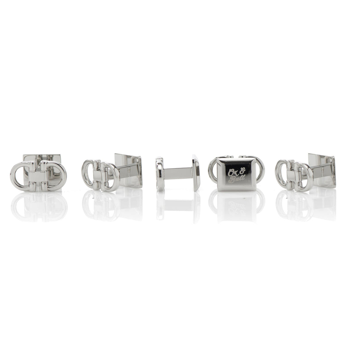 Stainless Steel Horse Bit 5-Stud Set