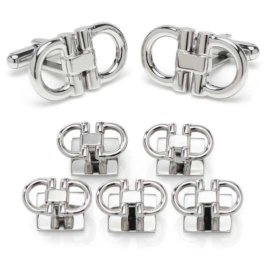 Stainless Steel Horse Bit 5-Stud Set