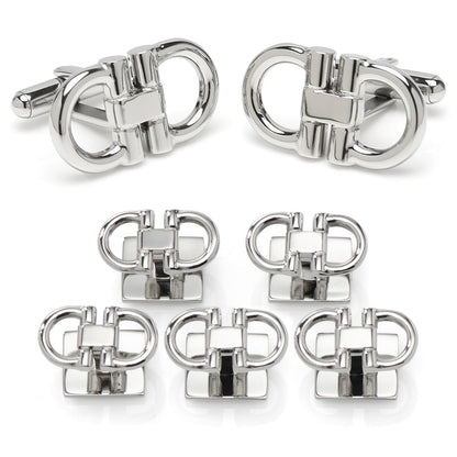 Horse Bit Stainless Steel Stud Set