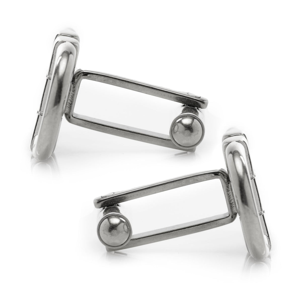 Stainless Steel Horse Bit Cufflinks