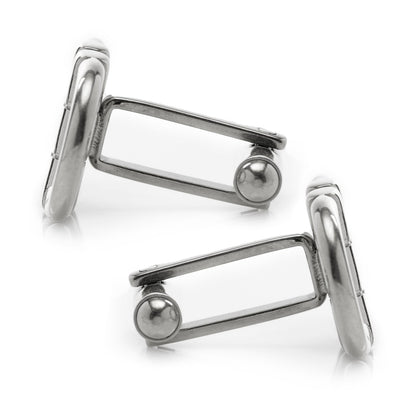 Stainless Steel Horse Bit Cufflinks