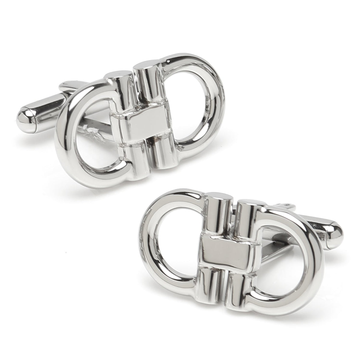 Stainless Steel Horse Bit Cufflinks