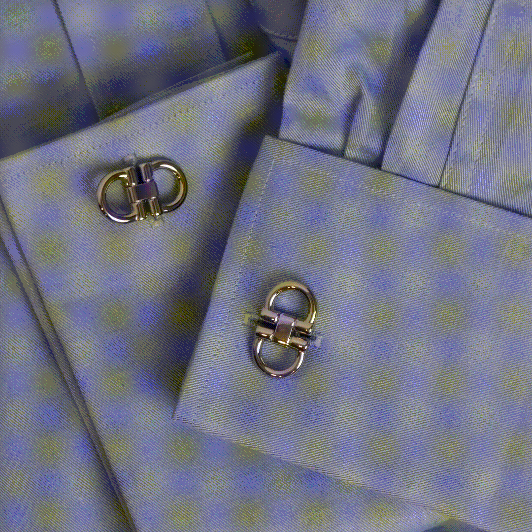 Stainless Steel Horse Bit Cufflinks