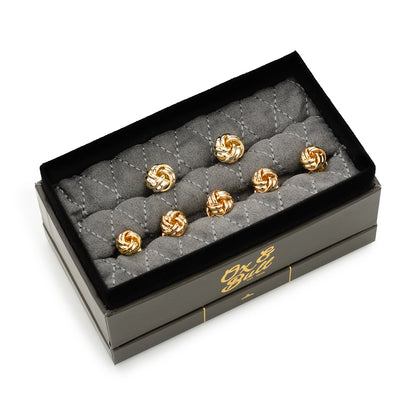 Gold Knot 5-Stud Set