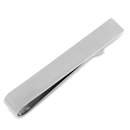 Engravable Rope Border Round Cufflinks and Tie Bar Gift Set