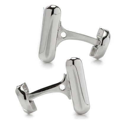 Sterling Silver and Lapis JFK Presidential Cufflinks