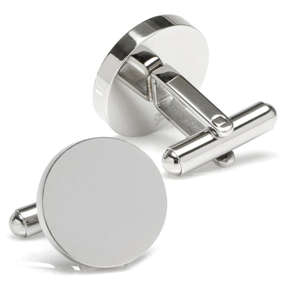 Stainless Steel Engravable Bar Necklace and Cufflinks Gift Set